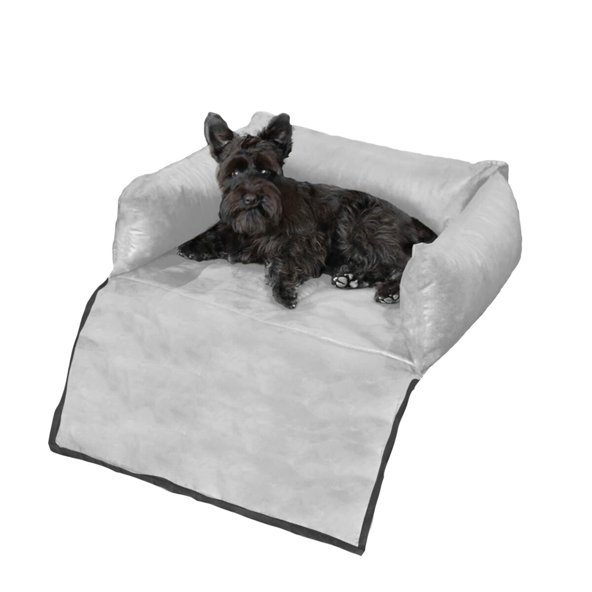 Cama mascotas Tipo mat, protector de muebles bordes acolchados 