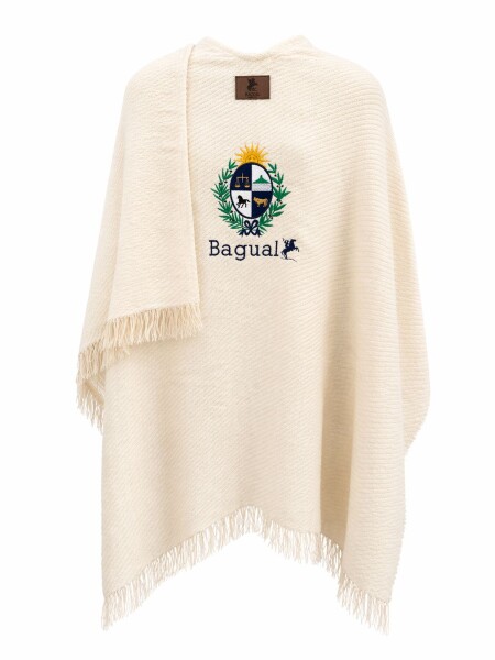 Ruana Patria Hilo de Algodón Crudo