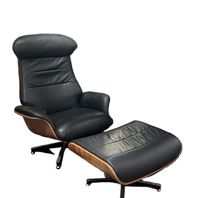 POLTRONA RECLINABLE PAIGE- 100% CUERO - NEGRO - PRODUCTO CON DETALLES - POLTRONA RECLINABLE PAIGE- 100% CUERO - NEGRO - PRODUCTO CON DETALLES -