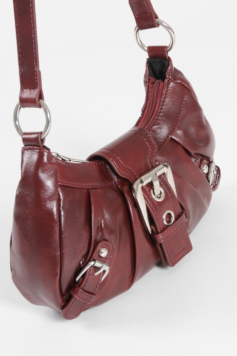 Cartera de hombro hebilla bordo