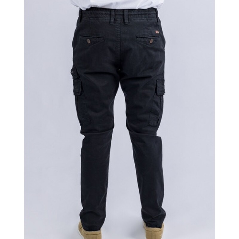 Pantalón cargo UFO Rick negro Negro