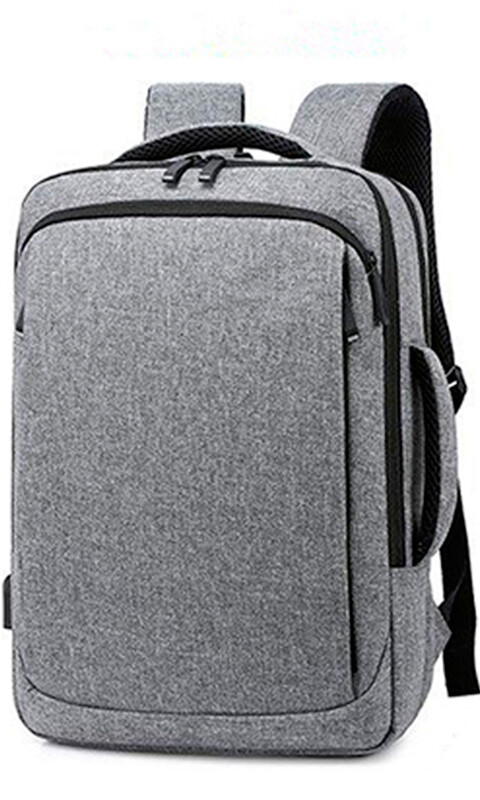 MOCHILA CHICAGO TRIBUNE GRIS