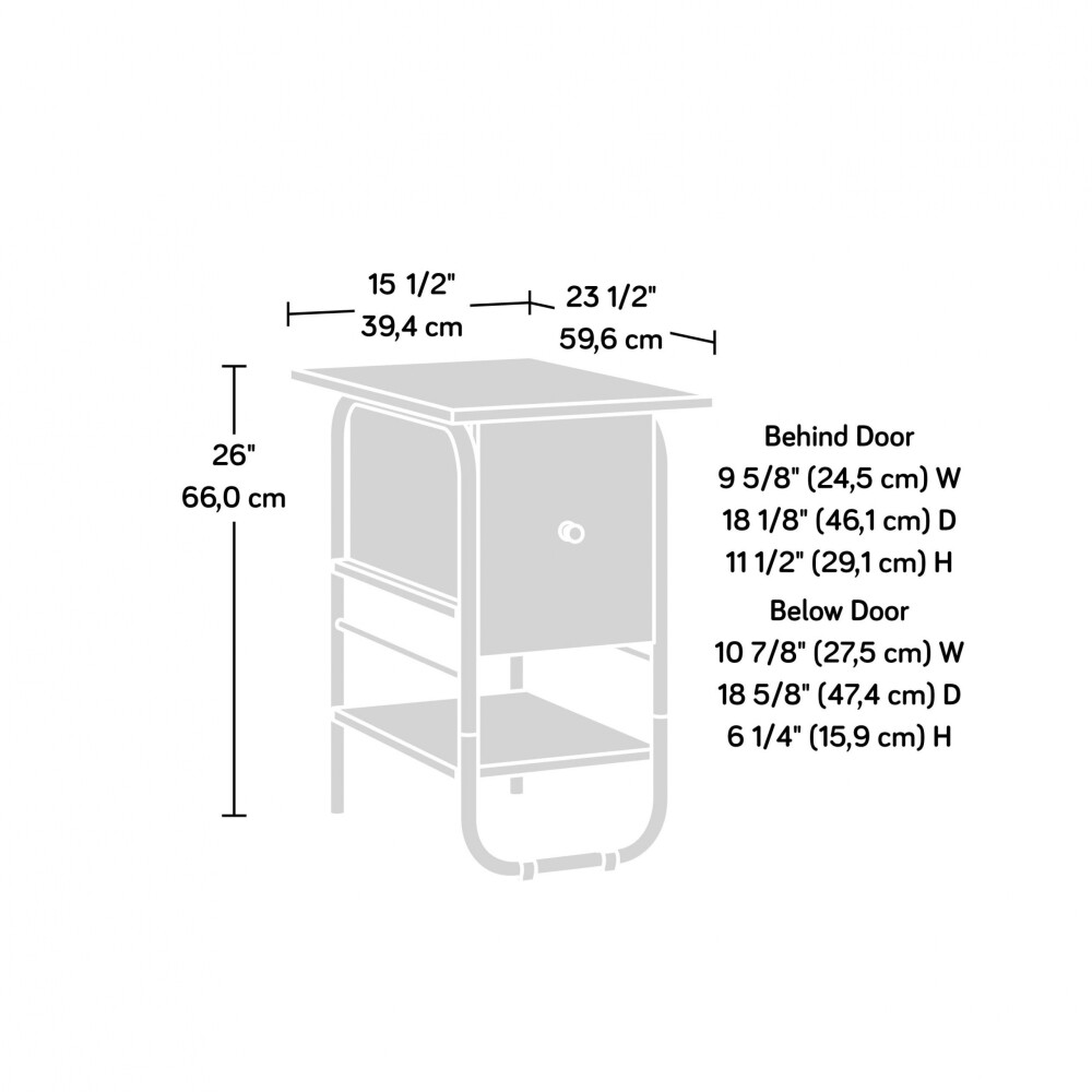 Mesa Lateral - Sauder - Linea Union Plain Mesa Lateral - Sauder - Linea Union Plain