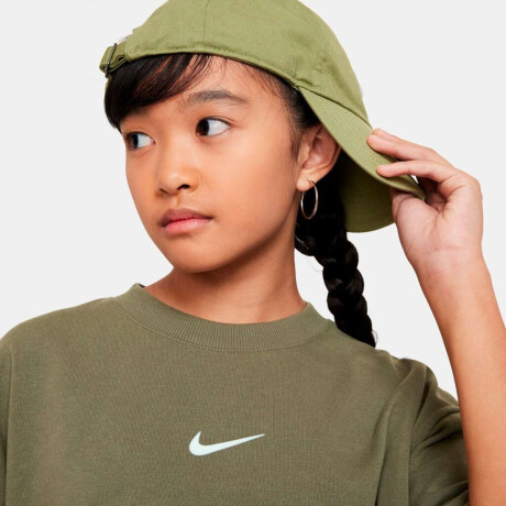 Abrigo Nike Sportswear Dri-Fit Fleece Media larga Dance de Niños Verde