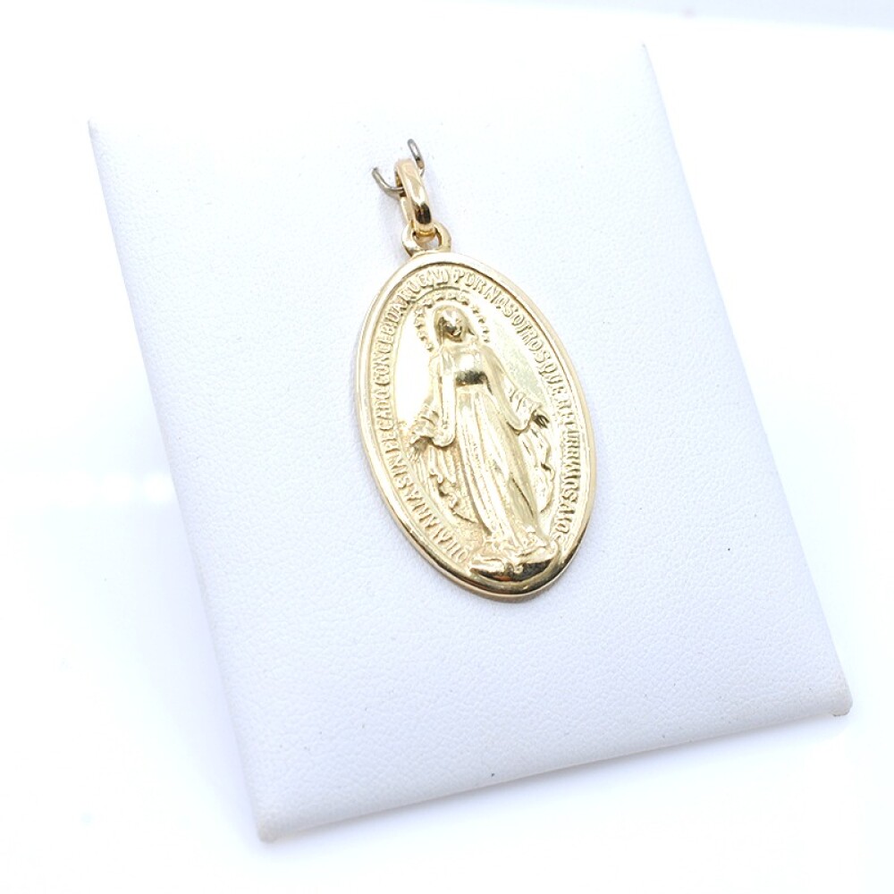 Medalla oro 18k virgen Milagrosa Medalla oro 18k virgen Milagrosa
