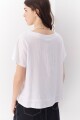 BLUSA LINO PEPPER BLANCO