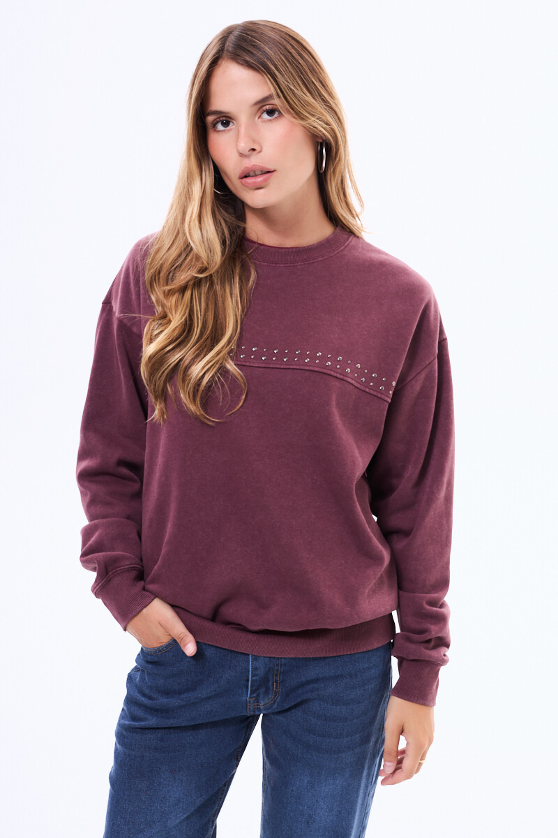 Buzo de felpa Trancoso Bordeaux