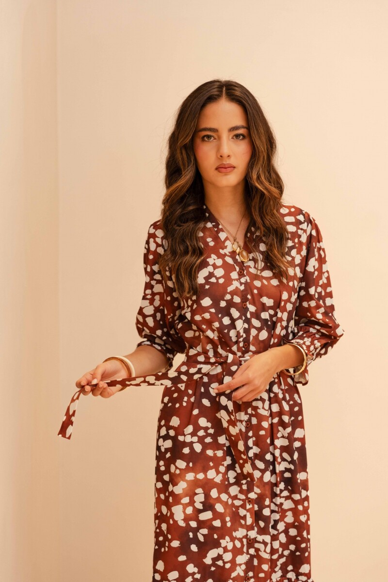 CAMISERO EMILY MAXI COCOA DOE PATCH CAMISERO EMILY MAXI COCOA DOE PATCH