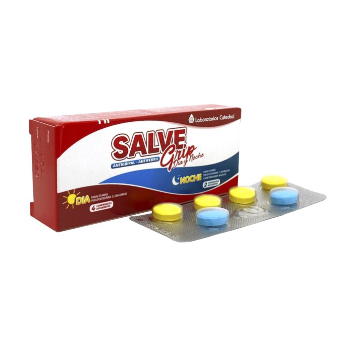SALVE GRIP DIA Y NOCHE CJ X 6 COMP. única