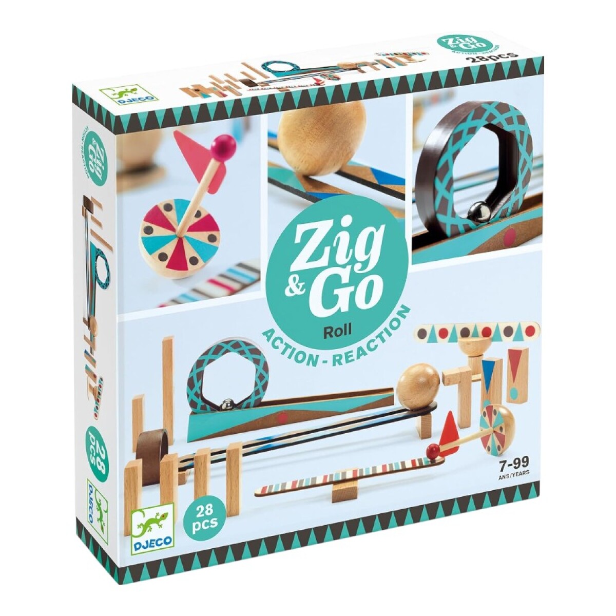 Juego de Mesa Zig & Go 28 Piezas Djeco 