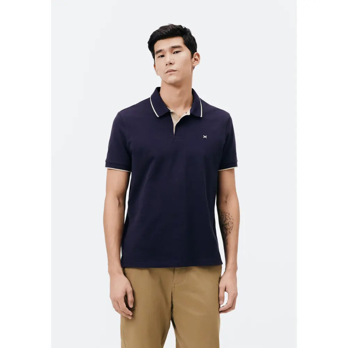 CAMISA POLO MM MASC - AZUL ESCURO 