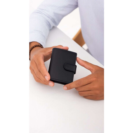 Tarjetero Da Vinci Anti Clonacion Completo Negro