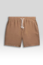 PREMIUM LINEN SHORTS Tabaco