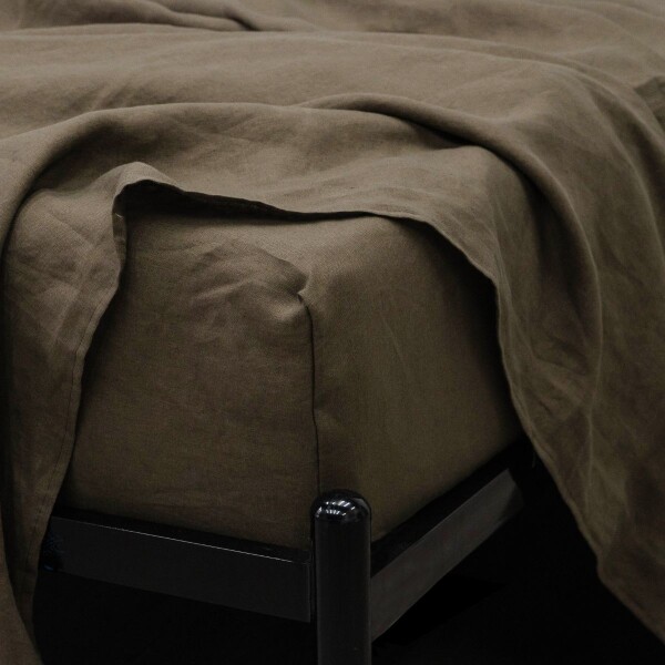 FUNDA DE DUVET FRENCH FLAX LINEN Verde - SUPER KING