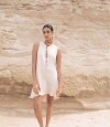 Vestido Folk Beige