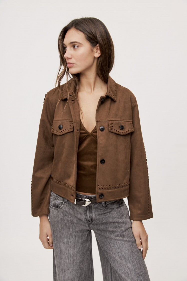 CAMPERA HICKOK Marrón oscuro
