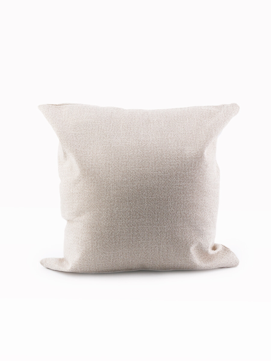 FUNDA ALMOHADON RUSTICO - BEIGE 