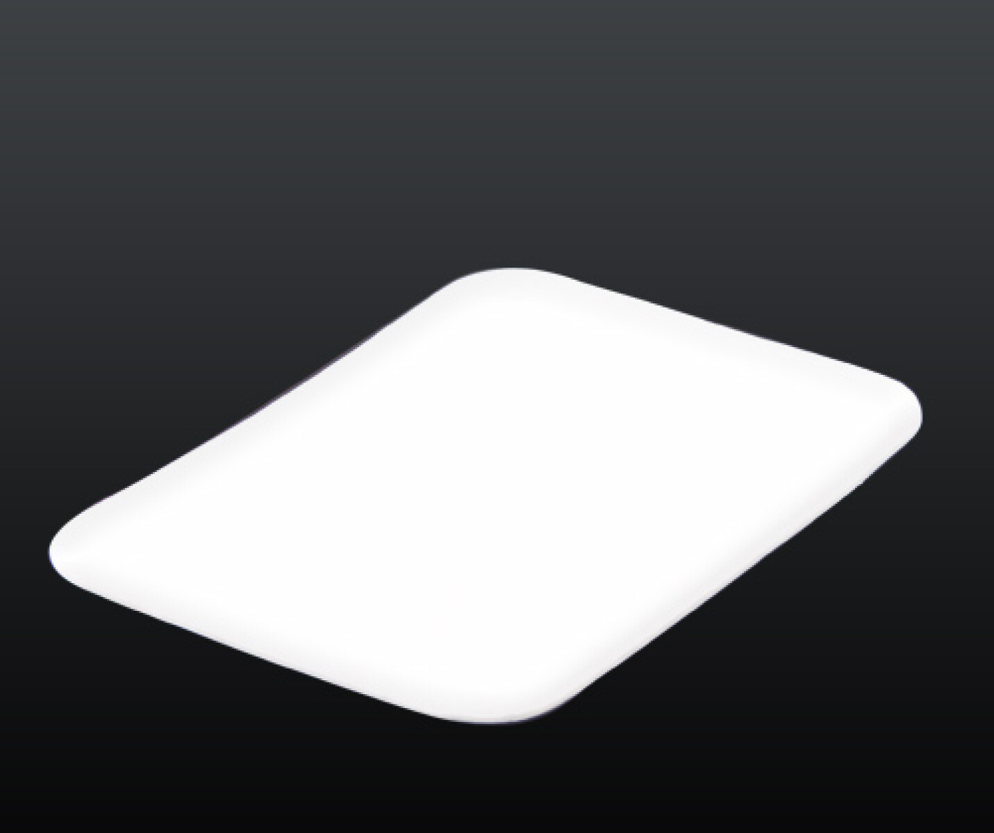 OBLEA ESPUMA BLANCA RECTANGULAR 21X14 CM. 