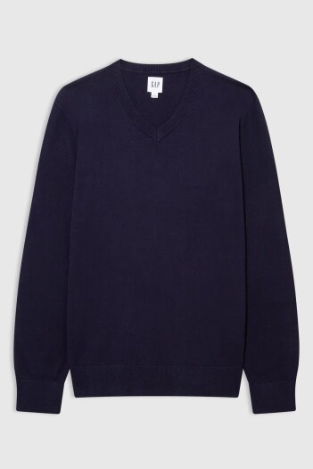 Buzo Algodòn Escote V Hombre Navy Uniform