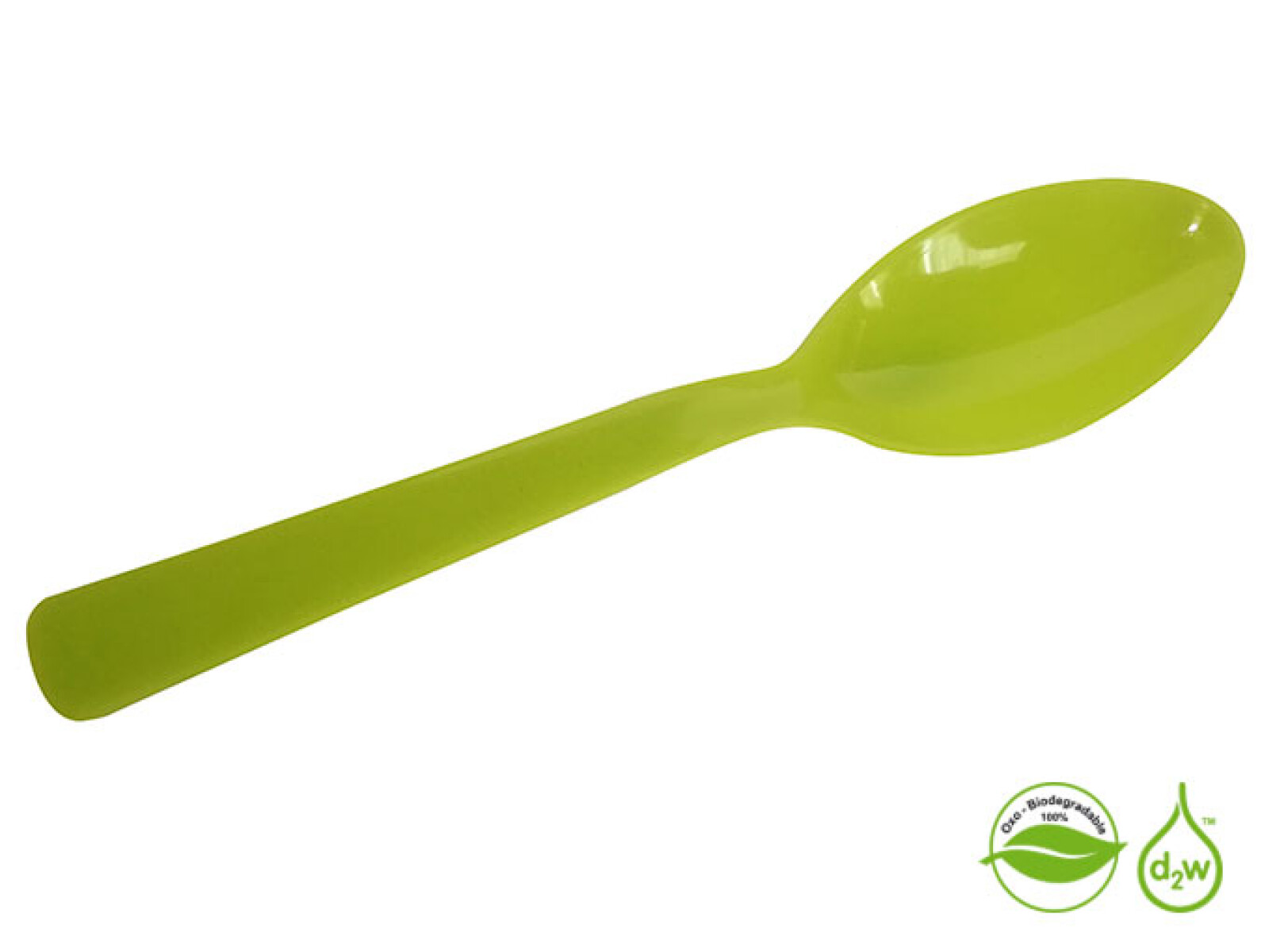 Cuchara Biodegradable x10 Unidades - Verde Limón 
