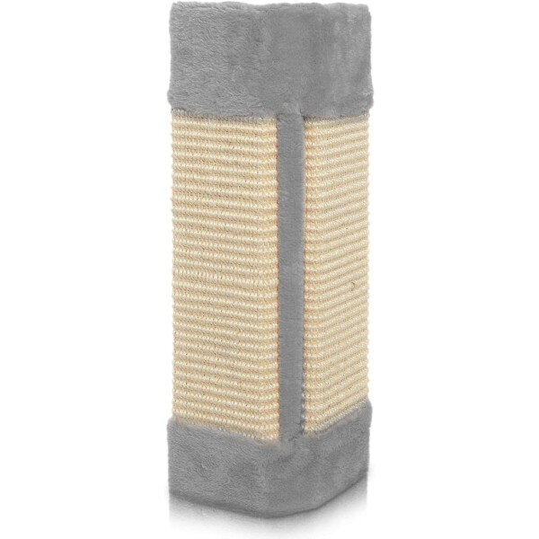 Rascador Gato Sillon Amurar Pared Tornillos Pom Pom Grande Variante Color Gris