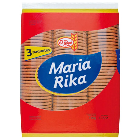 GALLETA MARIA RIKA PACK X3U 300G EL TRIGAL GALLETA MARIA RIKA PACK X3U 300G EL TRIGAL