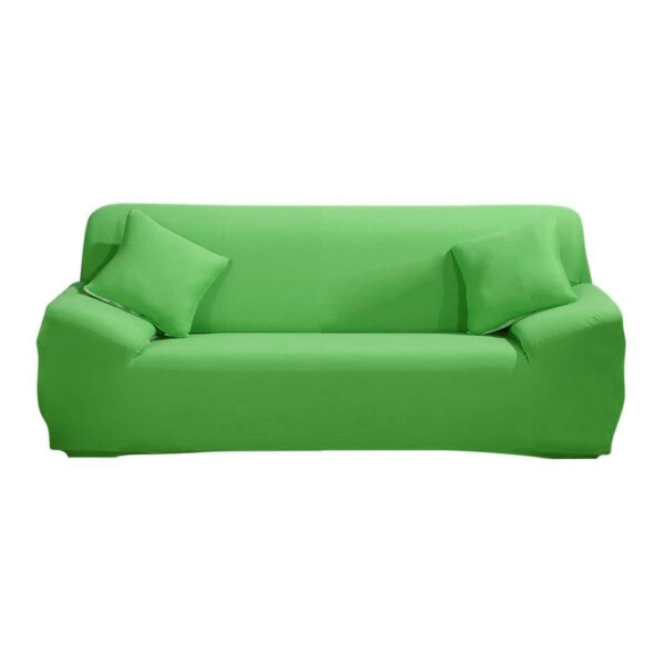 Cubre Sofá Elástico Elastizado Funda 3 Cuerpo Plaza Color Variante Verde Claro
