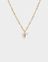 Cadena Corta con Dije Premium Silver Cadena Corta Con Dije Mariposa - Dorado