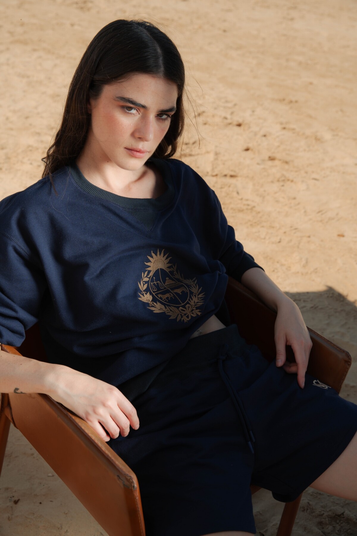 De la República Short Azul Marino