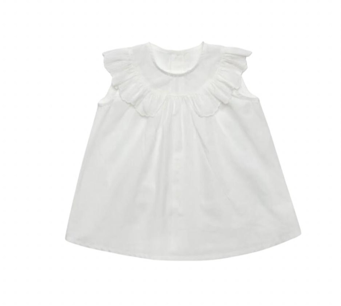 Blusa Almudena abotonada espalda 