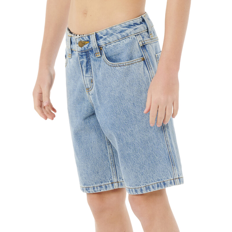 Bermuda Rip Curl Hyped Up Denim Niño - Azul Bermuda Rip Curl Hyped Up Denim Niño - Azul