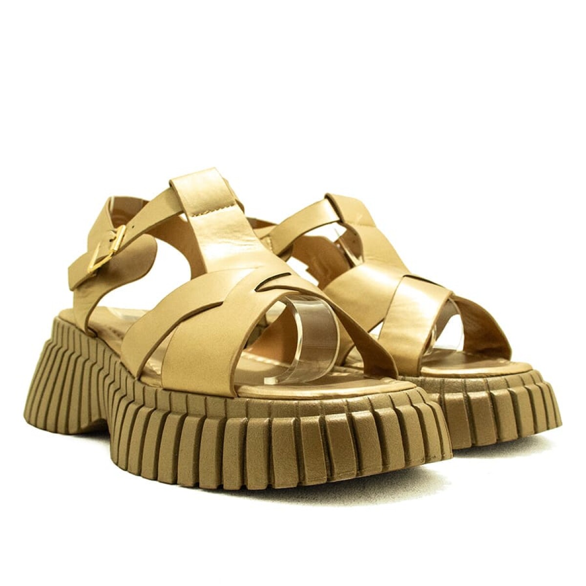 Sandalias Chill Sunday de Mujer - YF12W - Dorado 