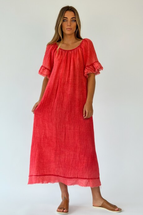 VESTIDO PERLA CORAL