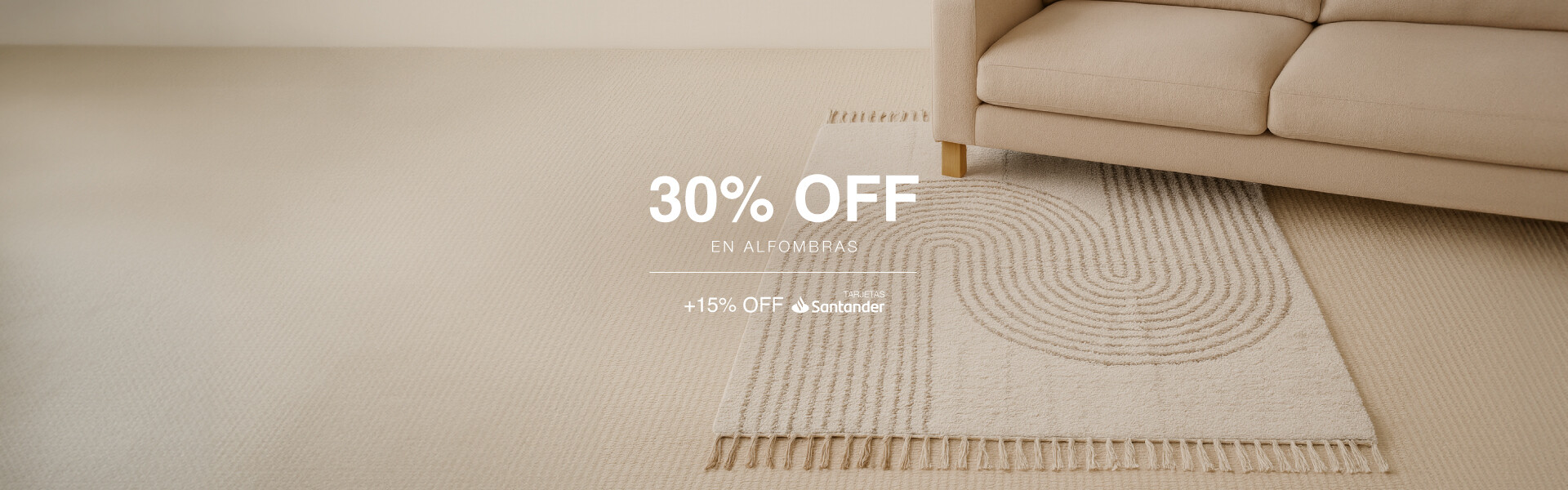 30% OFF  Alfombras
