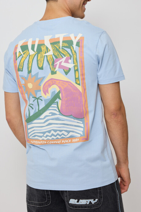 T-SHIRT RINZA RUSTY Celeste