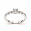 Anillo Ana de Oro Blanco 18k con Brillantes Anillo Ana de Oro Blanco 18k con Brillantes