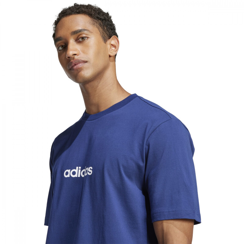 Remera ADIDAS M LIN SJ T Hombre JE8999 Azul-azul