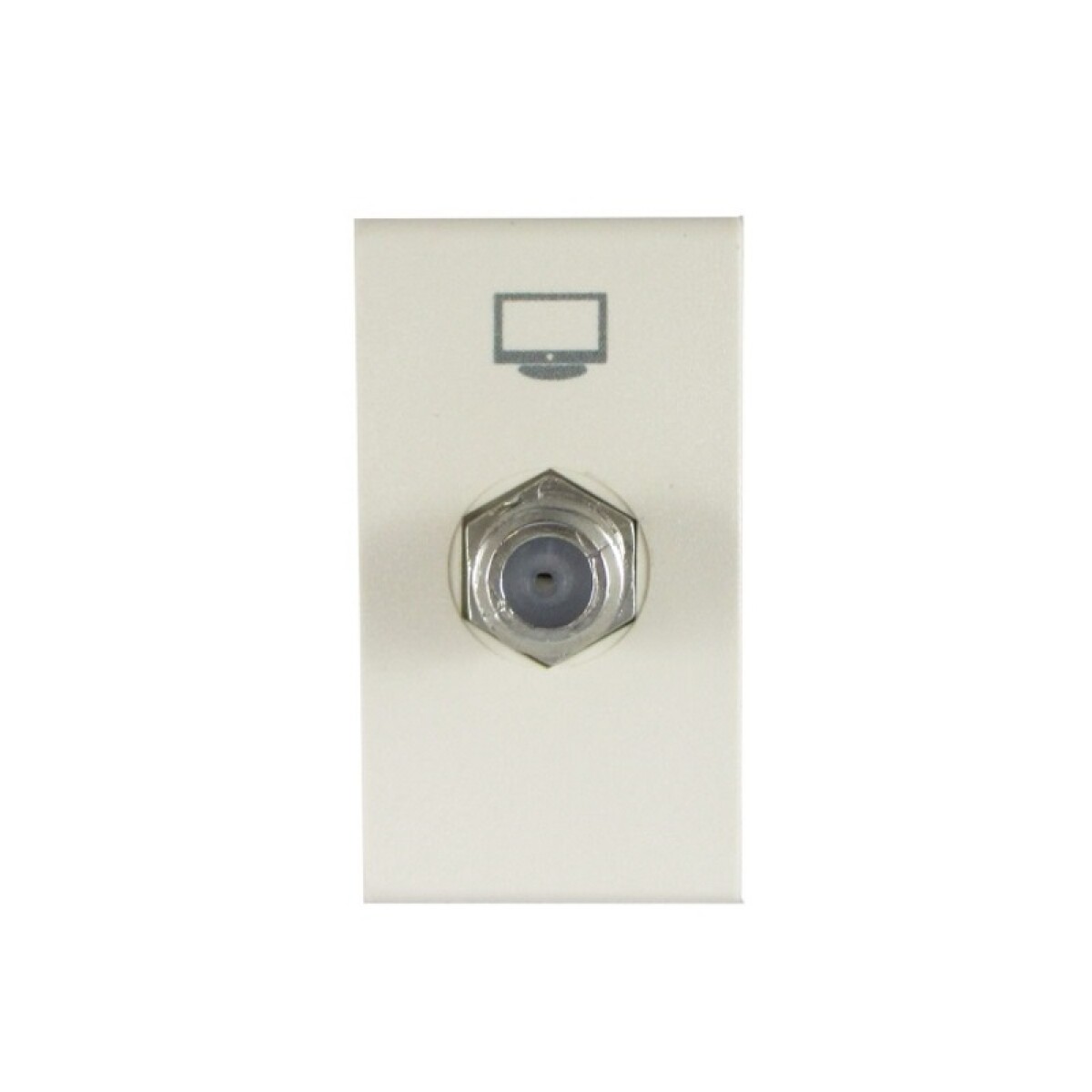 MODULO TOMA PROLONG. CATV PIN FINO MARFIL 