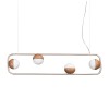 COLGANTE SINTONIA 4L E27 VIDRIO Y MADERA COLGANTE SINTONIA 4L E27 VIDRIO Y MADERA