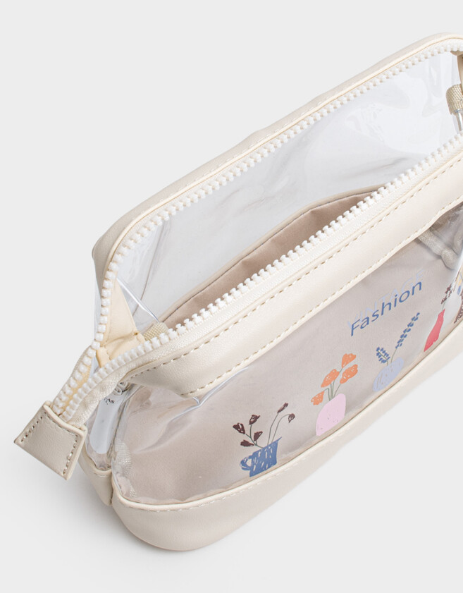 Porta Cosméticos Necessaires - Blanco Crudo