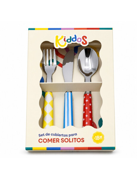 SET 3 CUBIERTOS INFANTIL KIDDO SET 3 CUBIERTOS INFANTIL KIDDO