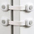 Traba Tranca Seguridad Puertas Cajones Muebles Bebé Niño X10 Variante Color Blanco
