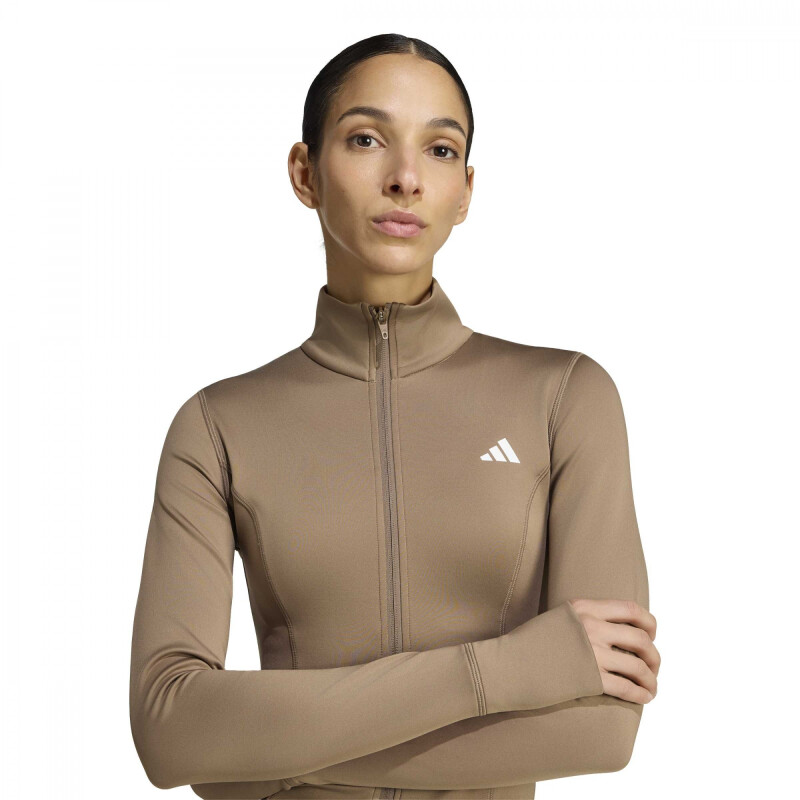 Campera Adidas WE ZP THRU JKT Mujer KT1255 Kaki