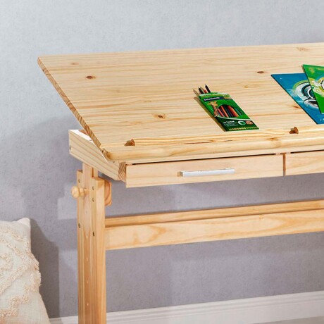 ESCRITORIO REG. MADERA NATURAL-BEIGE FOREST