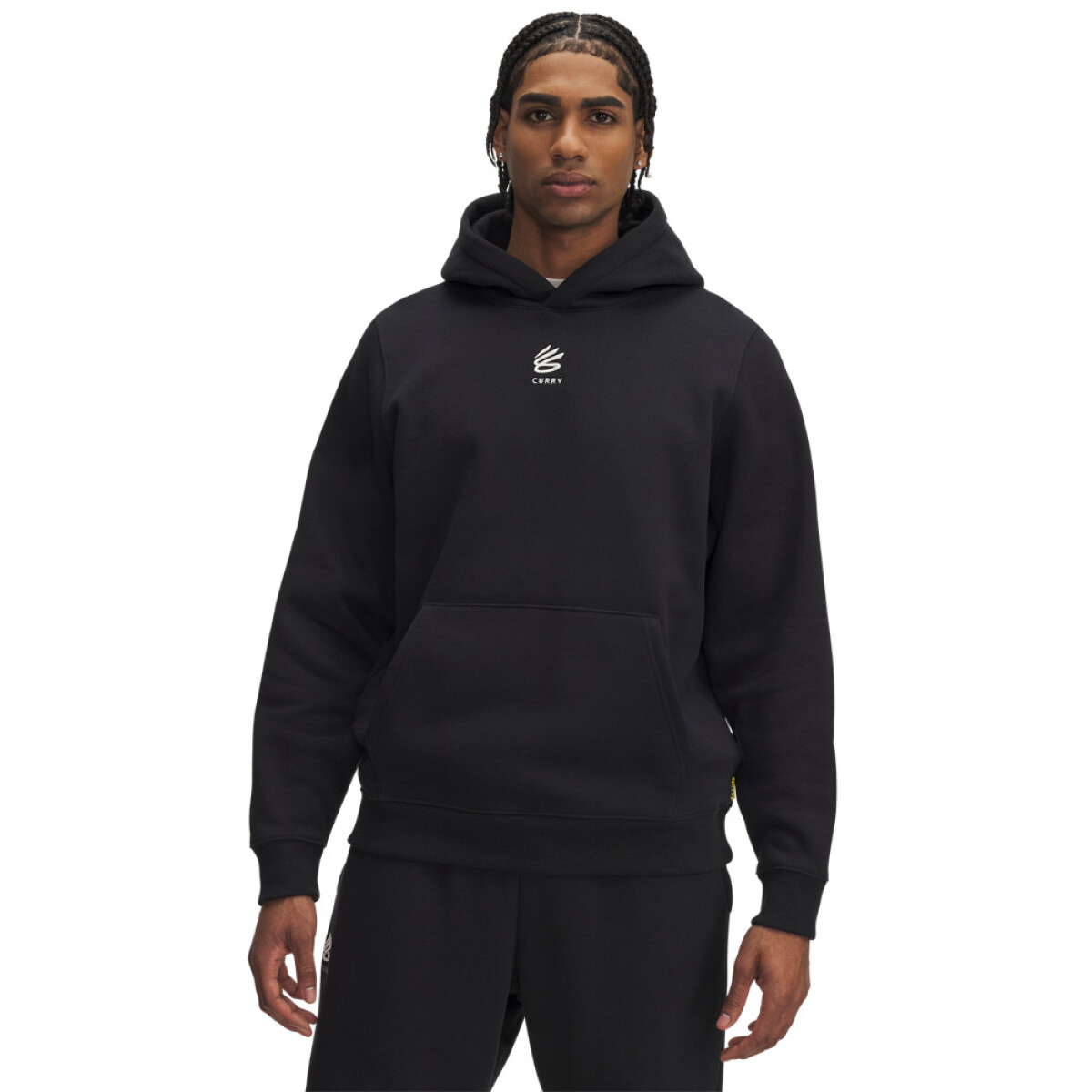 Curry Splash Hoodie-WHT - BLK-002 