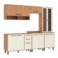 COCINA MODULADA 2.55 MT ROBLE/CHAMPAGNE - HAVANA COCINA MODULADA 2.55 MT ROBLE/CHAMPAGNE - HAVANA