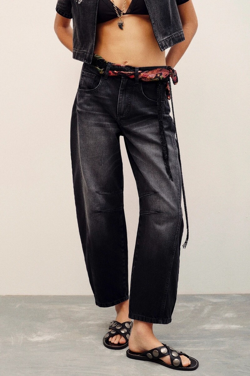 JEAN BARREL BLACK ROCK Negro