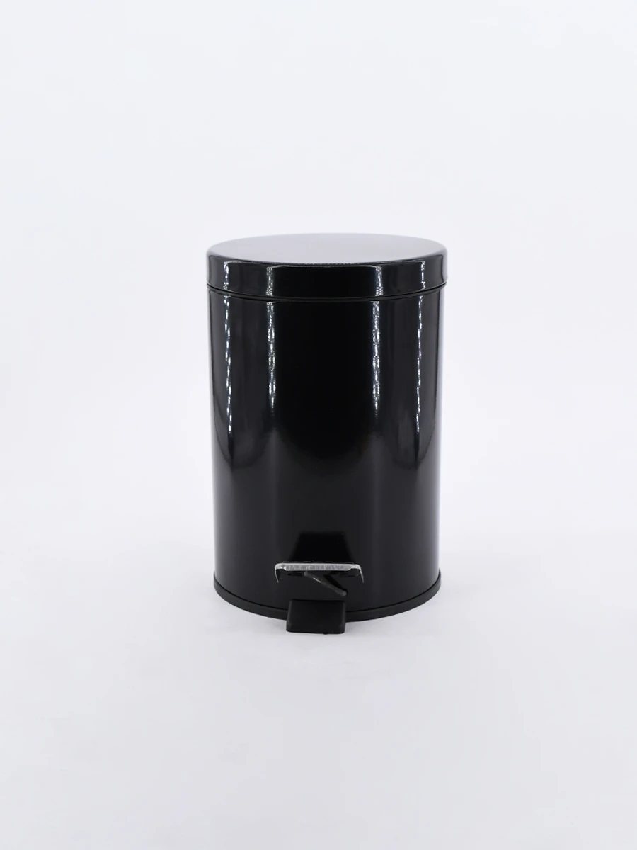 PAPELERA CON PEDAL - NEGRO 