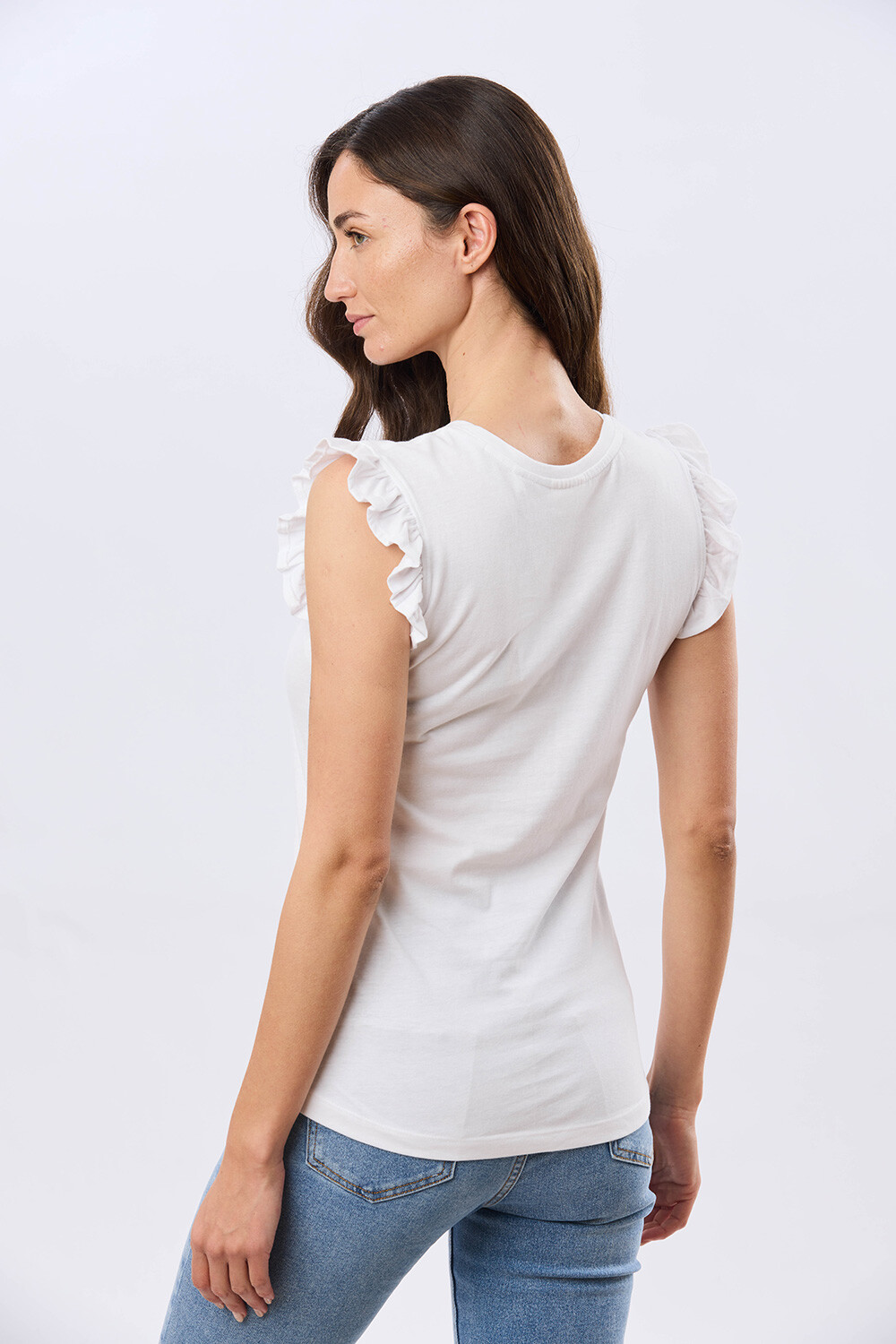 REMERA LISA DE ALGODÓN Blanco