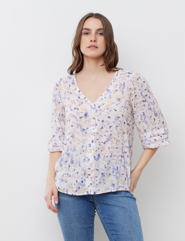 Blusa Botones CRUDO/MULTI
